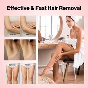 Waxers rose wax suitable for face and body use on various areas