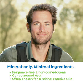 Waxhead 25 percent non-nano zinc oxide on skin provides mineral coverage