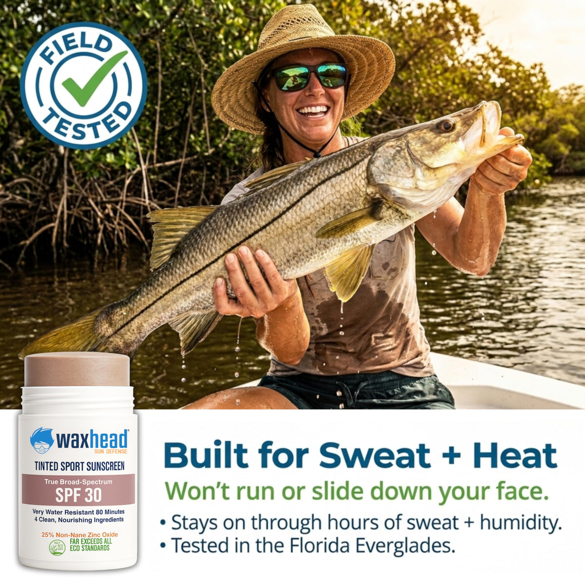 Waxhead reef-safe mineral sunscreen stick preserves coastal ecosystems