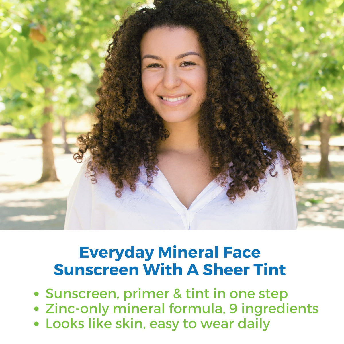 Applying Waxhead SPF 31 outdoors for light, breathable protection