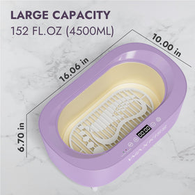 Durable ABS shell blends with modern home interiors.