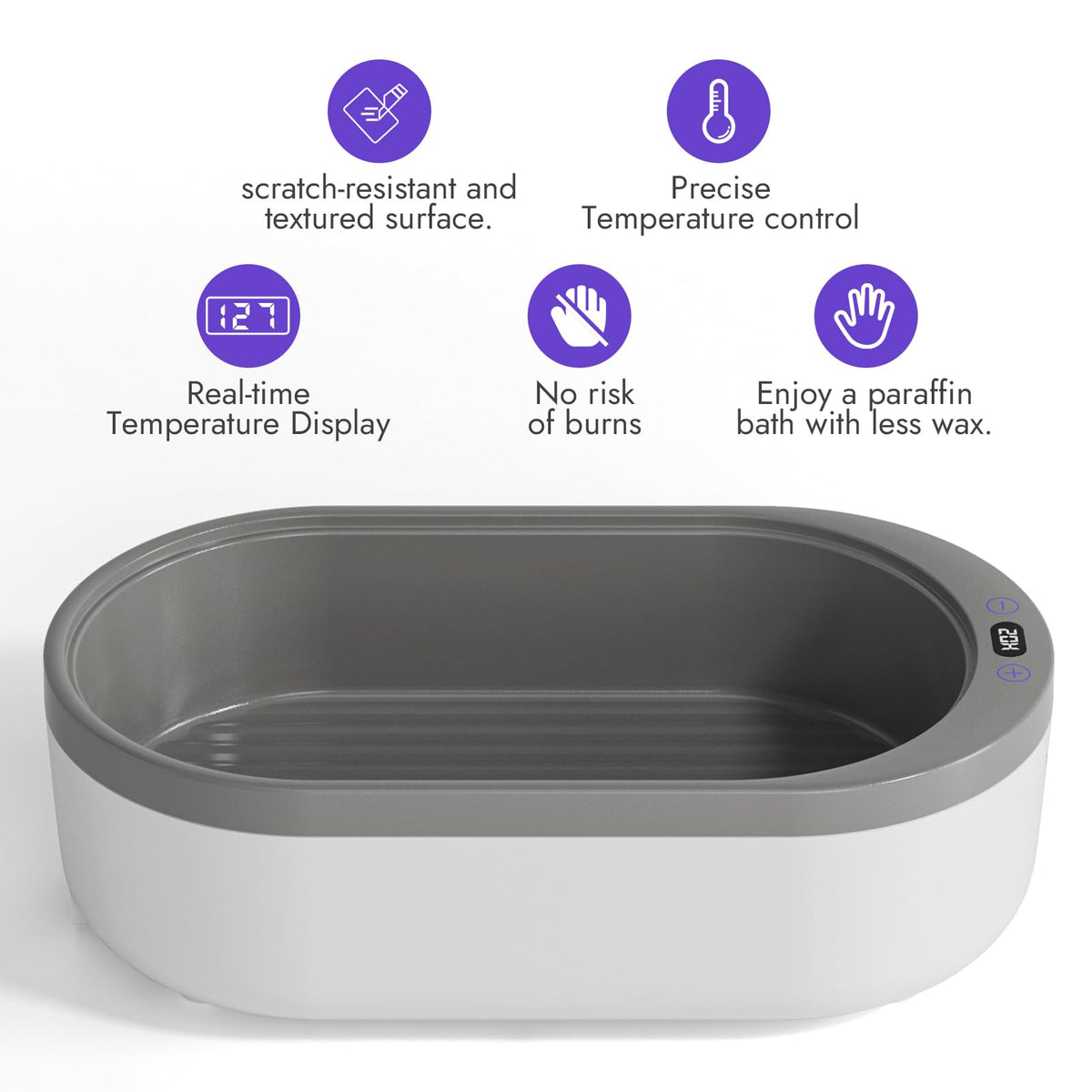 Waxkiss four-pack paraffin wax included for immediate use