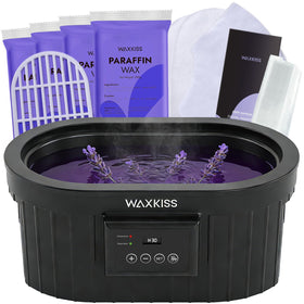 Waxkiss paraffin bath 5000ml side view for at-home spa sessions