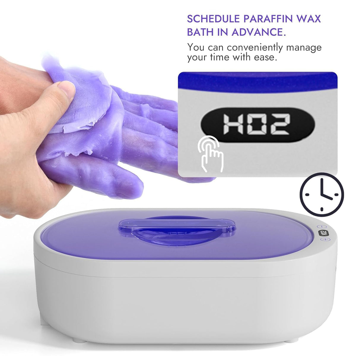 Waxkiss paraffin wax refills 4-pack ready for uninterrupted hydration and skin care routines.