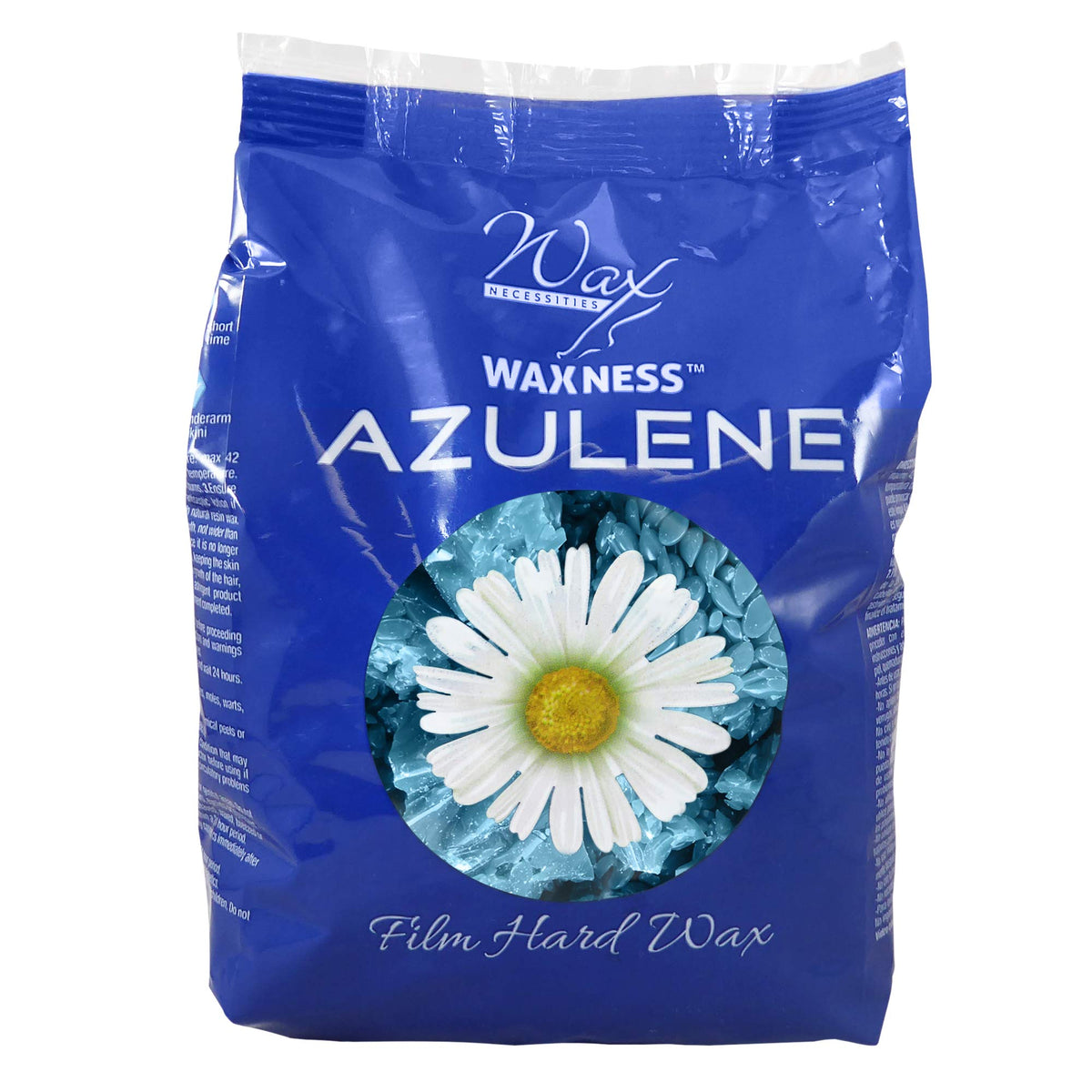 Waxness Azulene film hard wax beads for underarms, gentle waxing experience.