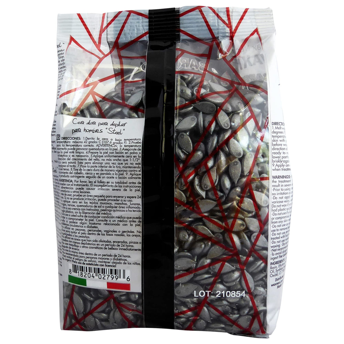 Waxness Barbero stripless hard wax beads for precise barbering application