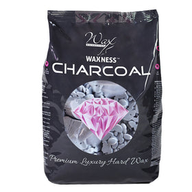 Waxness Charcoal Hard Wax Beads creamy film for sensitive areas