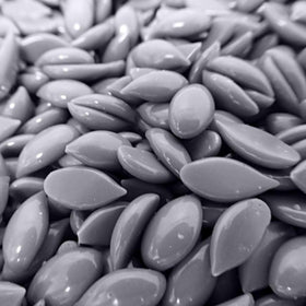Waxness Charcoal Hard Wax Beads Made in Italy label close-up