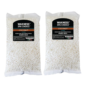 Waxness Coconut Hard Wax granules, rosin-free depilation, smooth results