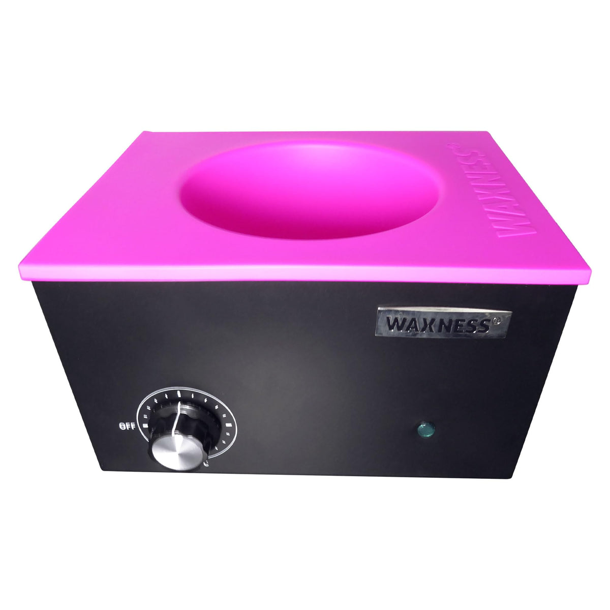 Waxness easy-clean silicone bowl for quick wax removal and reuse.