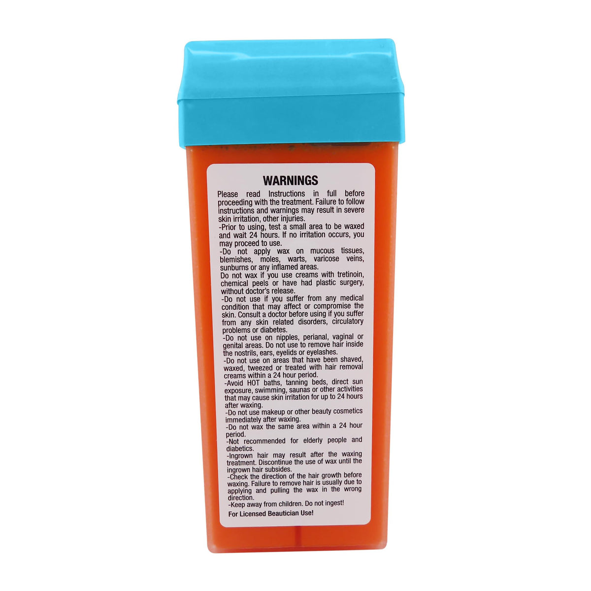 Made in Italy Waxness packaging label signaling professional quality