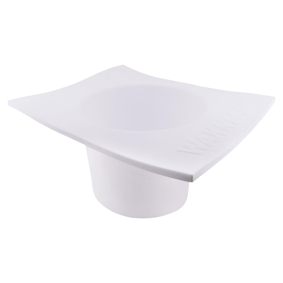 Waxness silicone non-stick bowl for 5.5 lb wax warmer; easy cleanup.