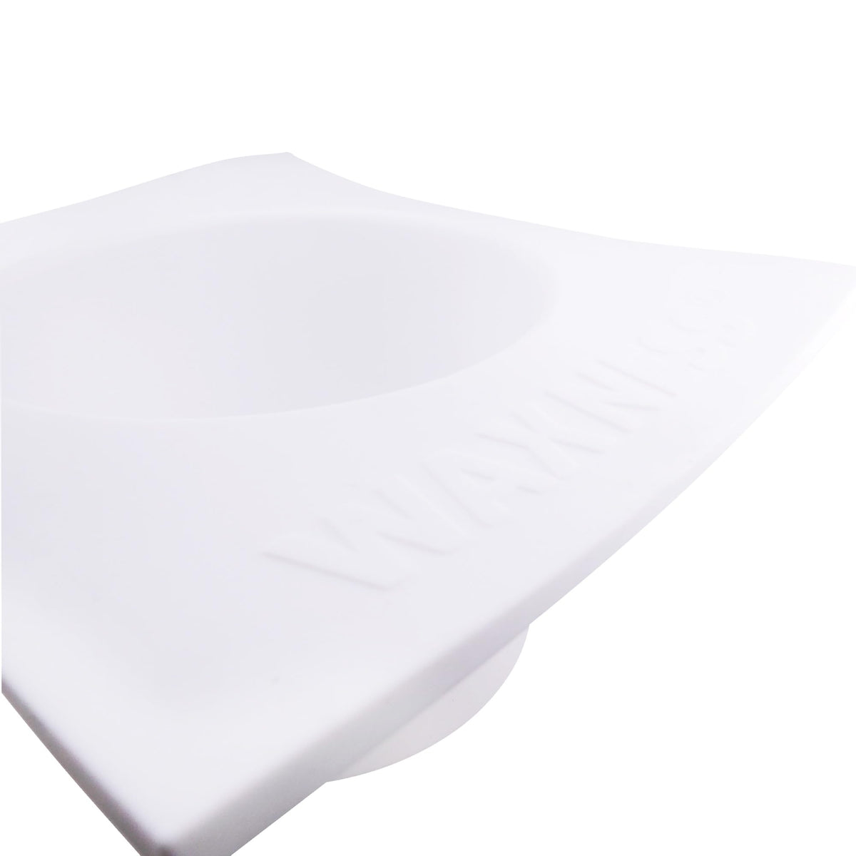 Waxness silicone bowl shown with ergonomic side handles for easy removal.