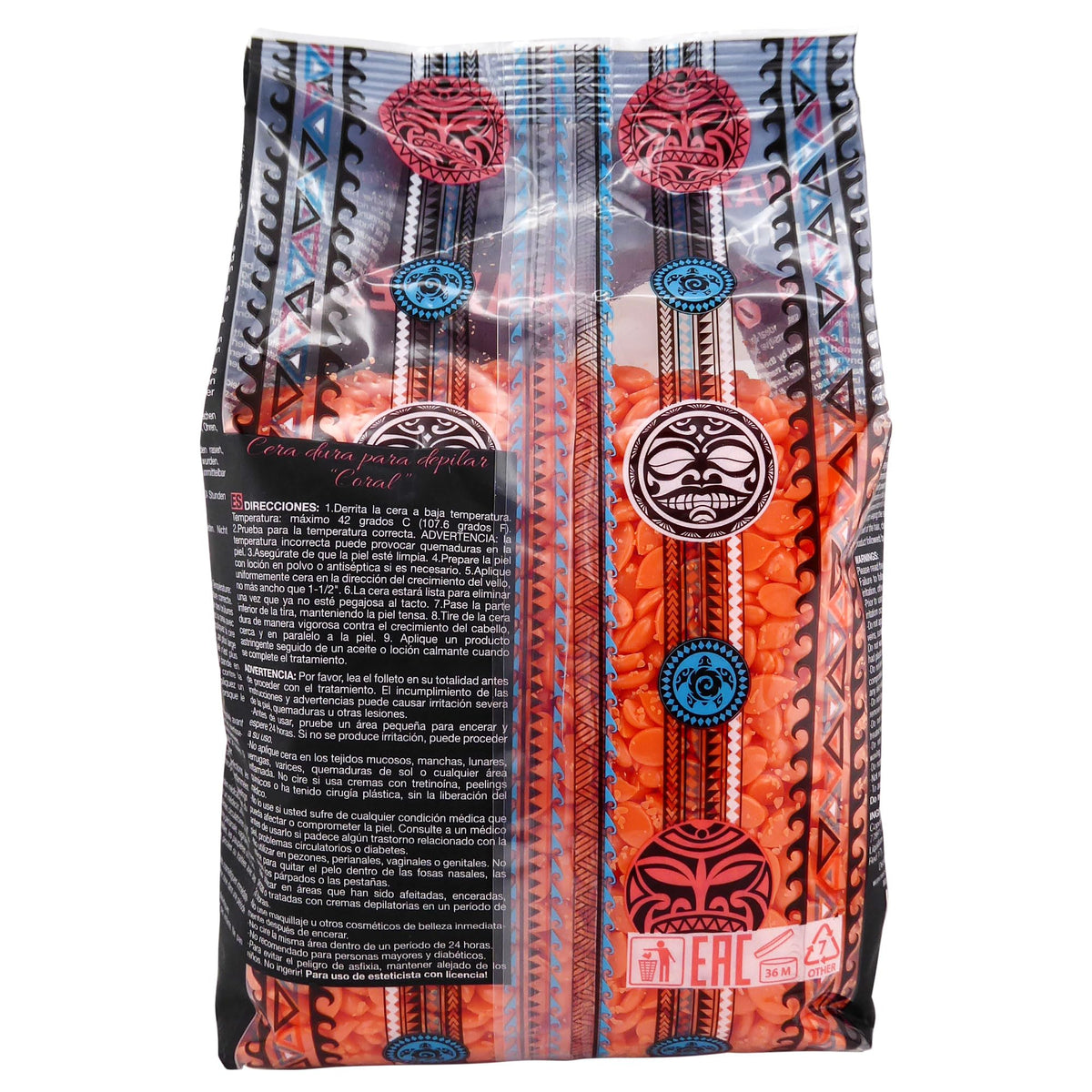 Waxness Tahitian Coral hard wax beads showing creamy texture for smooth application