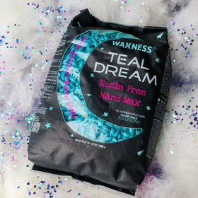 Waxness Teal Dream hard wax beads creamy texture spread enabling high control during application