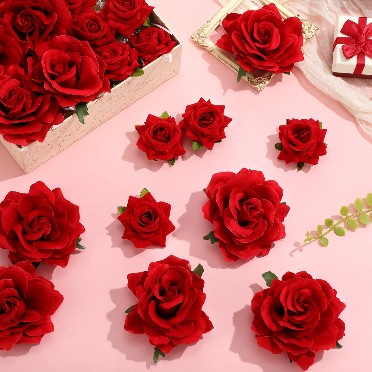 Waydress versatile rose flower brooch clip for belts hats or bags