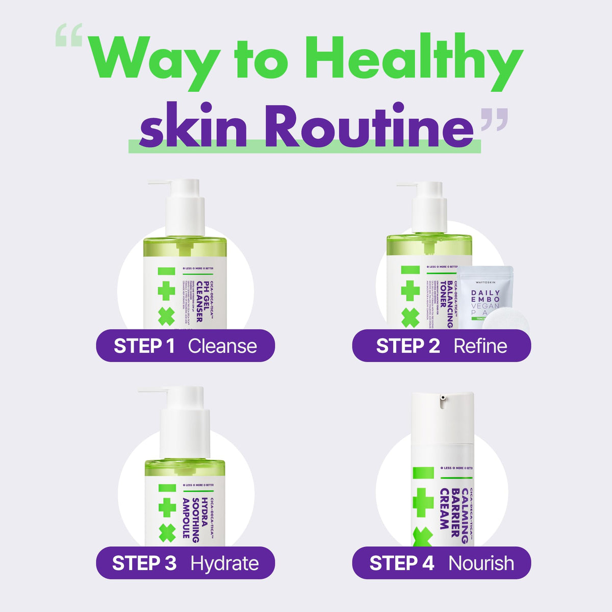 WAYTOSKIN Rose PDRN Face Cream brand visual with soft lighting.
