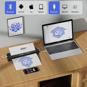 WBK portable rechargeable battery enables cordless operation during sessions.