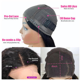 WBTH Pixie Cut Wig curly texture for voluminous, ready-to-go style