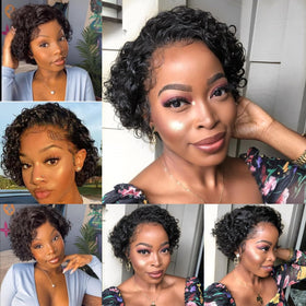 WBTH Pixie Cut Wig suitable for parties and travel