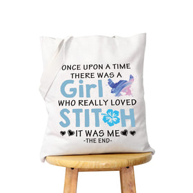 WCGXKO tote bag front view with cartoon design and roomy storage for daily items.