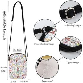 WCGXKO Princess Mermaid bag with internal zipper pocket for valuables