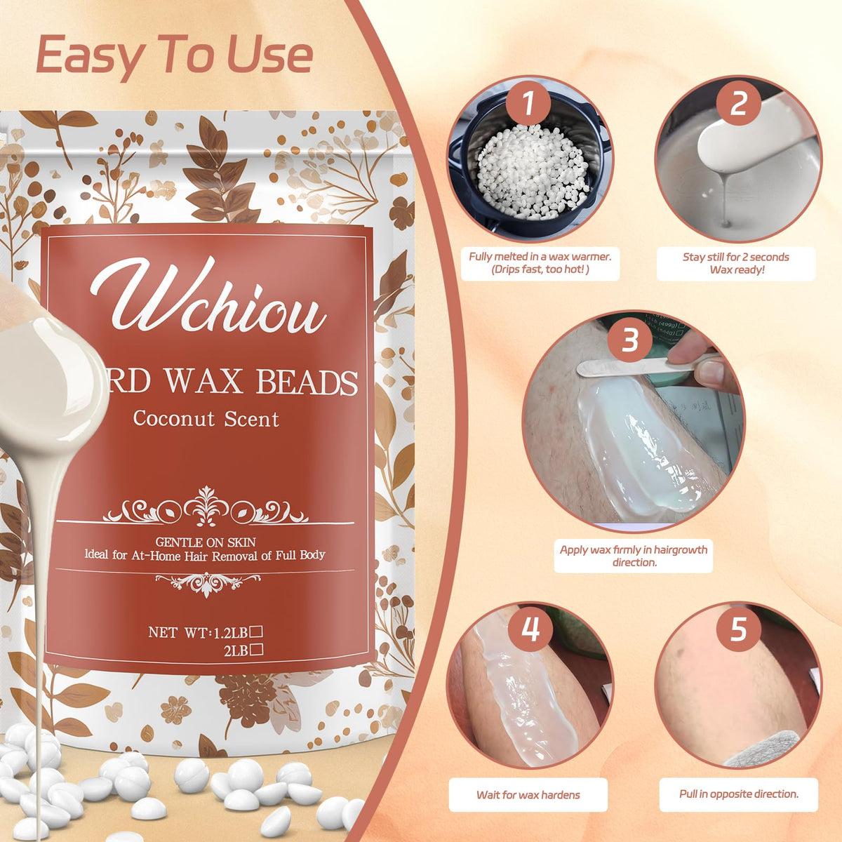 Wchiou at-home waxing kit enables DIY sessions anytime with lasting smooth skin