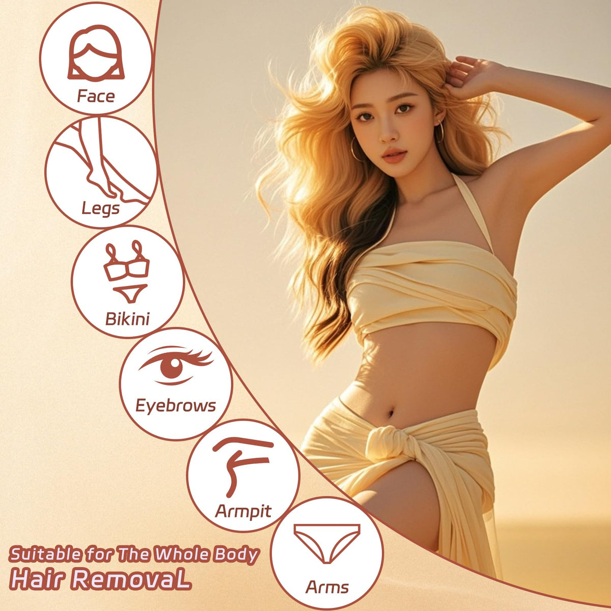 Wchiou salon-quality home waxing gift offers practical long-term grooming