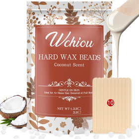 Wchiou coconut formula wax beads for gentle at-home waxing sessions