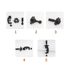 WDQXCQA training head package includes five alligator clips for quick setup