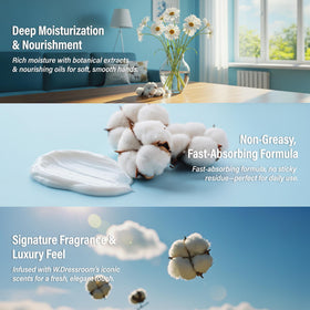 W.Dressroom April Cotton tube packaging emphasizing travel-friendly size