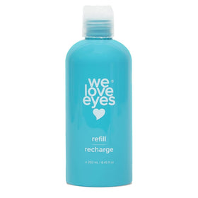 We Love Eyes Tea Tree Eyelid Cleanser bottle showing gentle foaming cleanse for lids