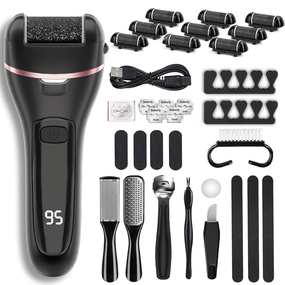 Weahea 30in1 pedicure kit front view for a complete at-home foot care setup.