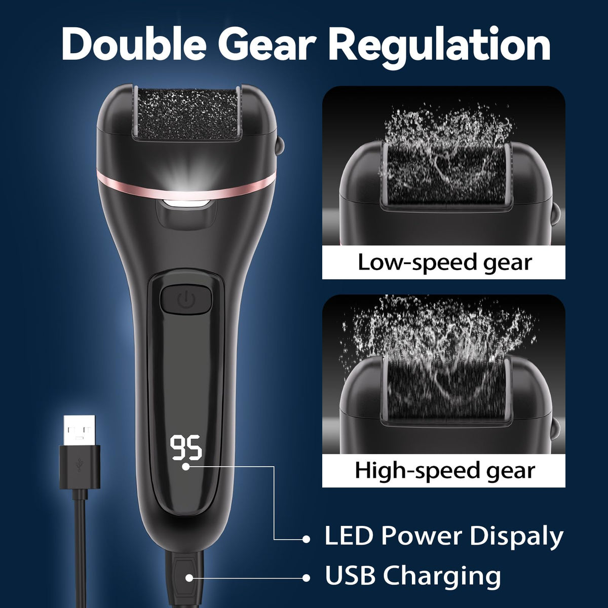Weahea smart LED light and battery indicator ensures precise sessions.
