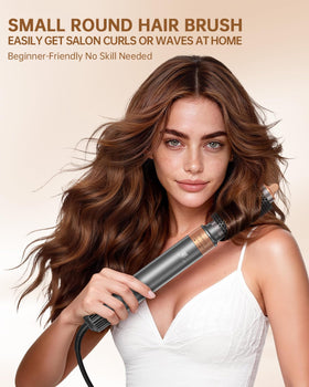 webeauty 60mm oval volumizing brush shows root lift and smoothing in one pass