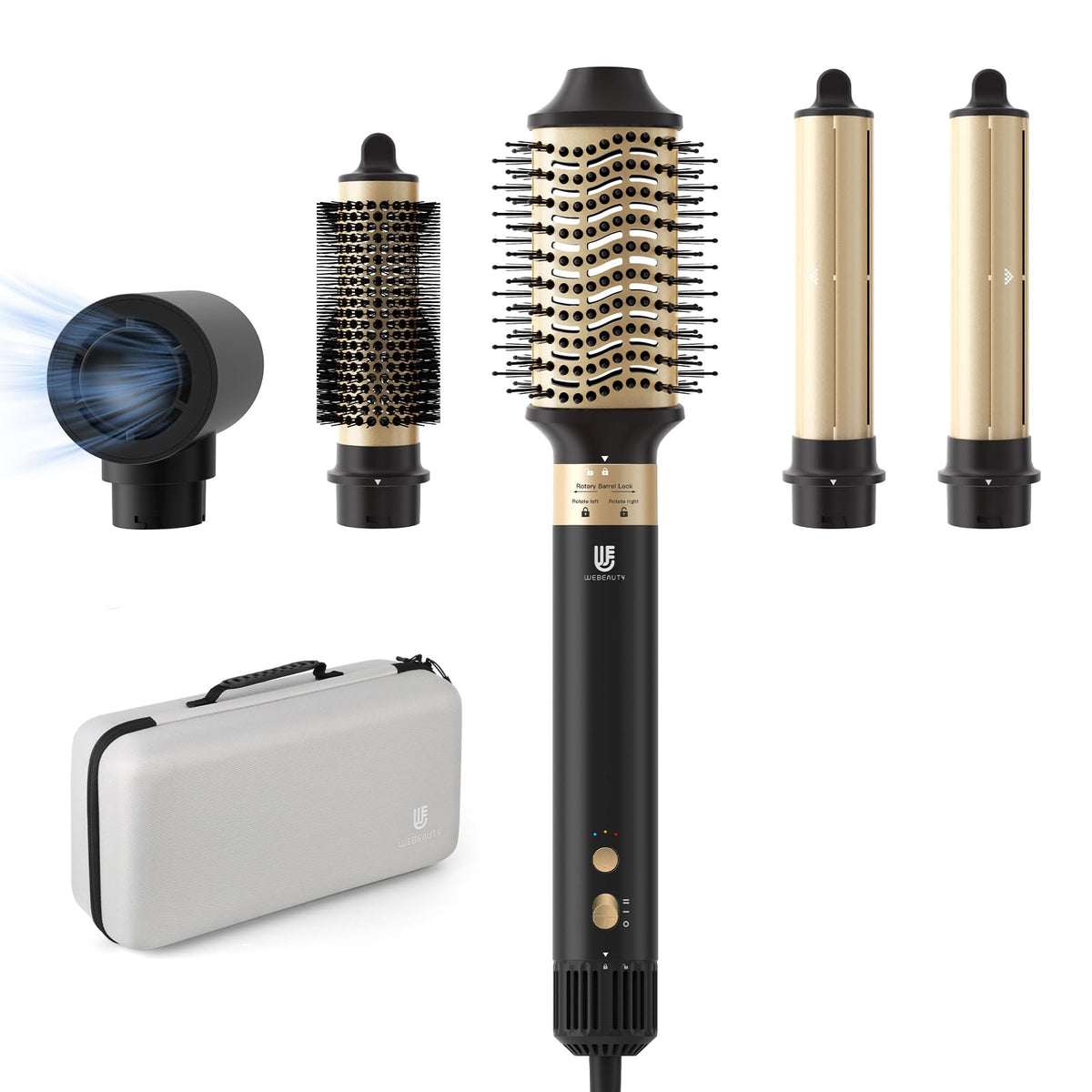 webeauty 6-in-1 hot air styler drying nozzle for quick blowouts
