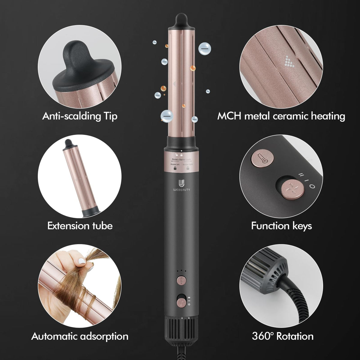 WeBeauty Hot Air Styler comes in a gift-ready package for birthdays or holidays