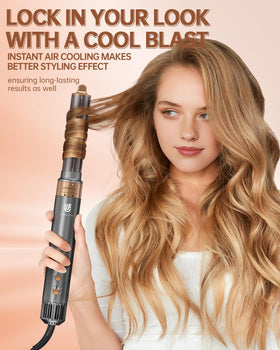webeauty ionic care nozzle illustrates negative ions reducing frizz during drying