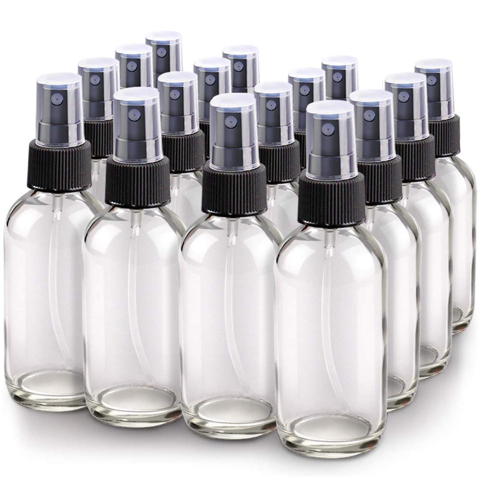 Wedama 4oz glass spray bottle set for multipurpose misting