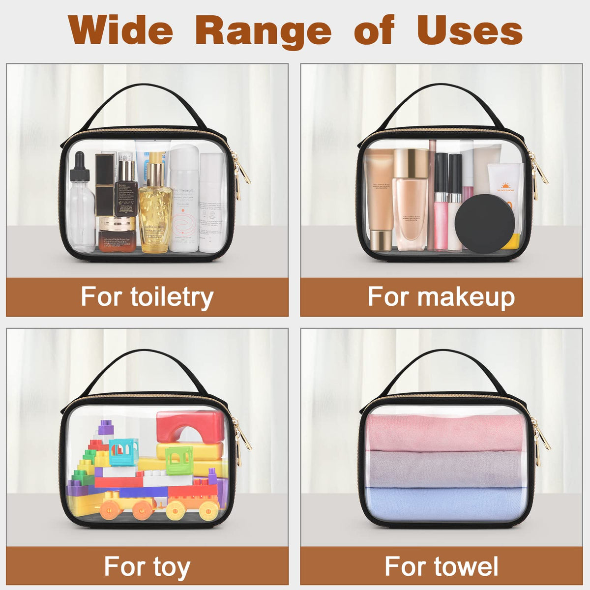 Wedama multipurpose travel organizer fits cosmetics and essentials