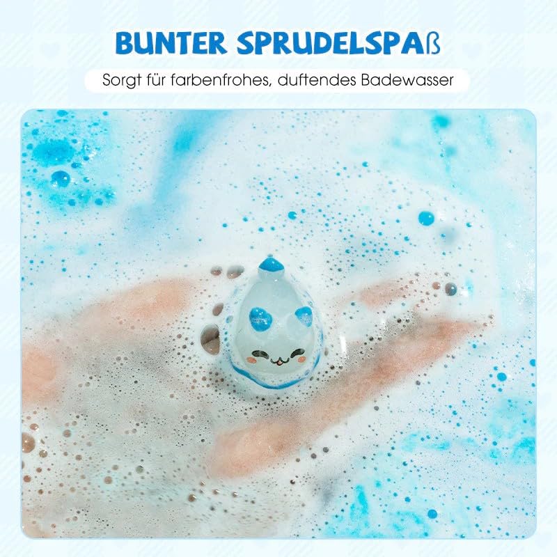 WEERSHUN gentle formula bath bomb suitable for sensitive skin.