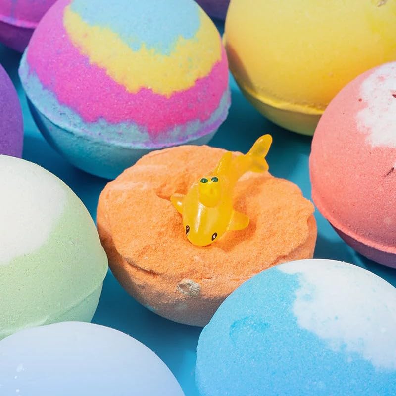 WEERSHUN bath bomb includes mineral sea salt for cleansing.