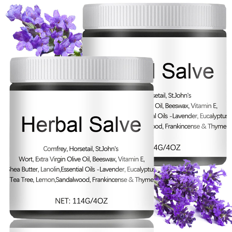 WEERSHUN Organic Herbal Salve 4oz jar for daily skin care.