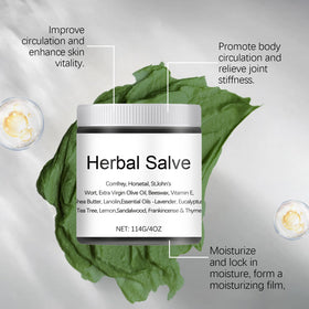 Two-pack WEERSHUN salve jars ready for home or travel use.