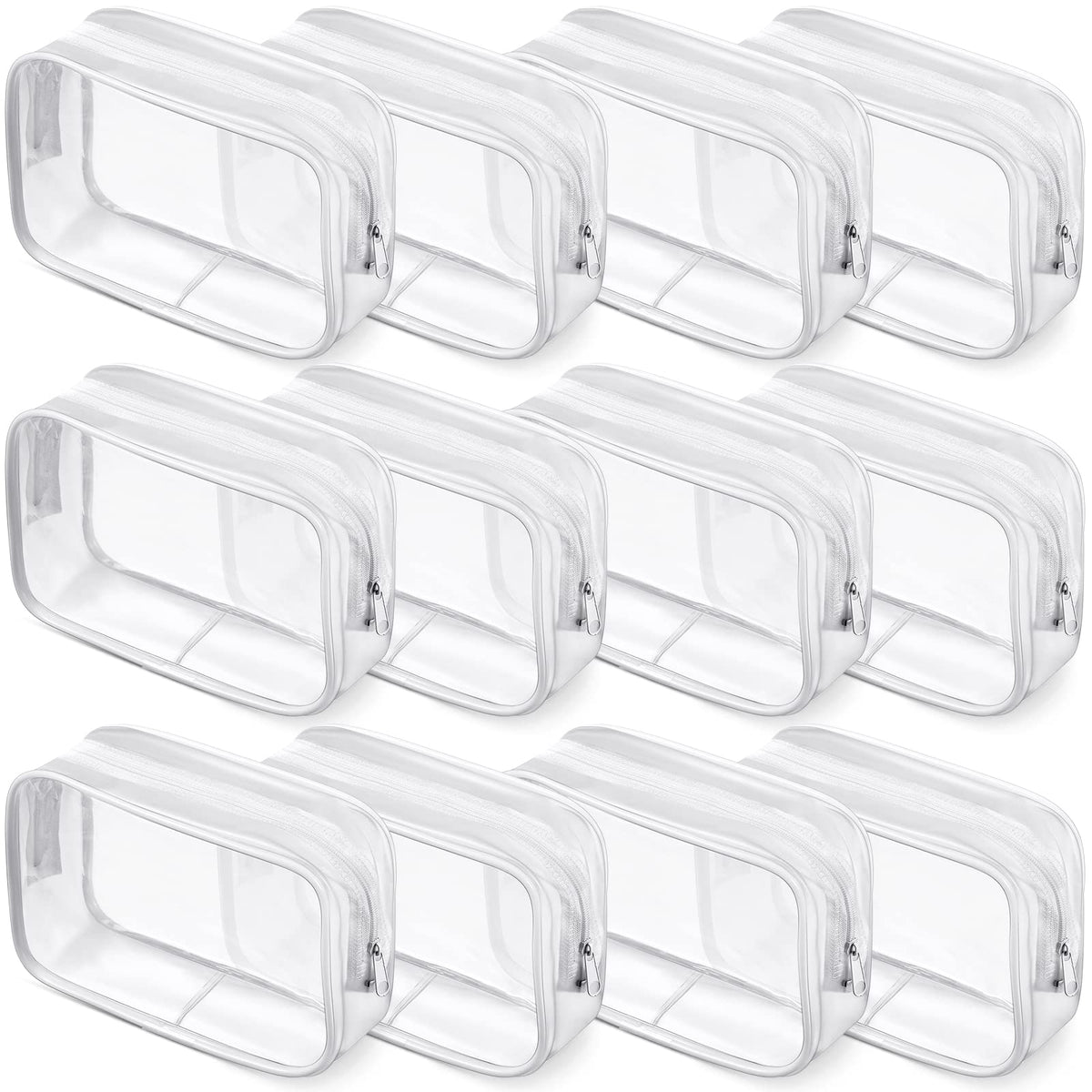 Weewooday clear makeup bags set organized for travel and daily use