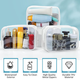 Weewooday multipurpose cosmetic bag stores makeup and small items neatly