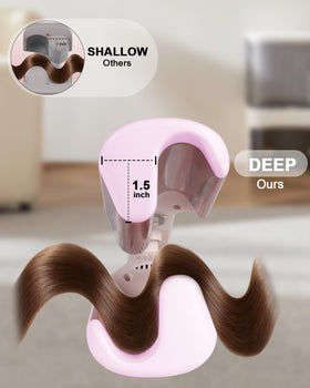 Weeyum crocodile clips provide secure grip during styling.