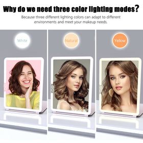 WEILY makeup mirror touch-control for quick brightness adjustments