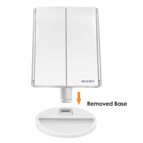 WEILY 21-LED makeup mirror ideal for day-to-night routines.