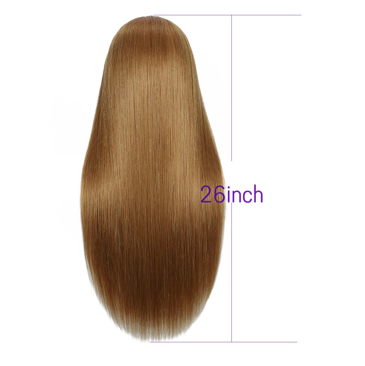 WeiRan blond 27 head side view for braiding and updo drills